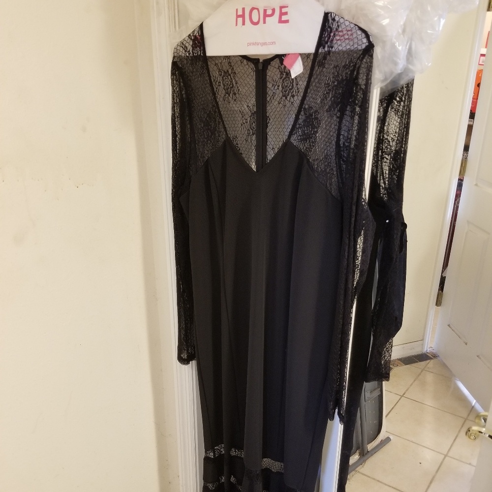 Long black dress